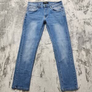 Kenneth Cole New York Jeans Mens 30X30 Blue Slim Fit Stretch Denim Casual Preppy